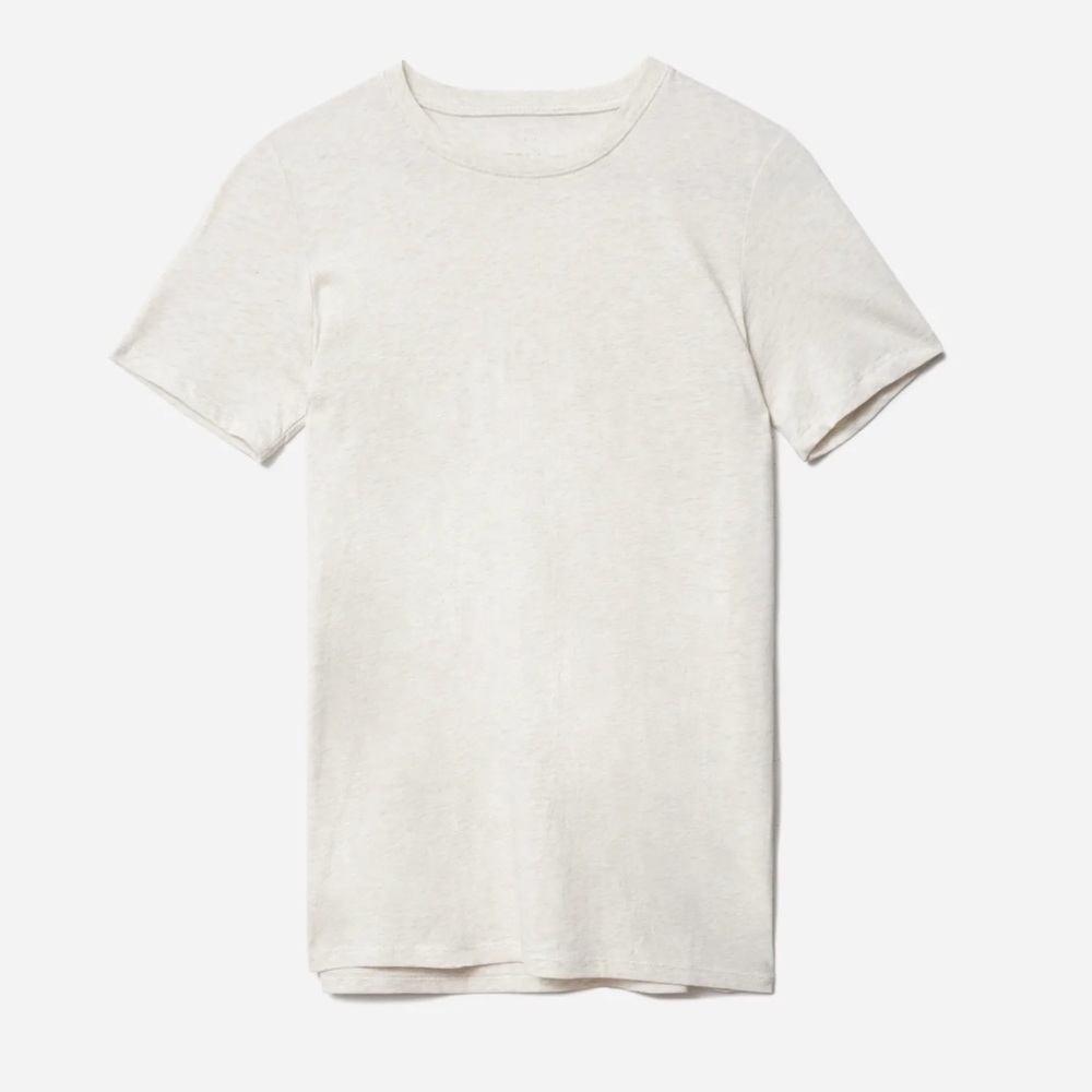 Everlane organic cotton cream crew